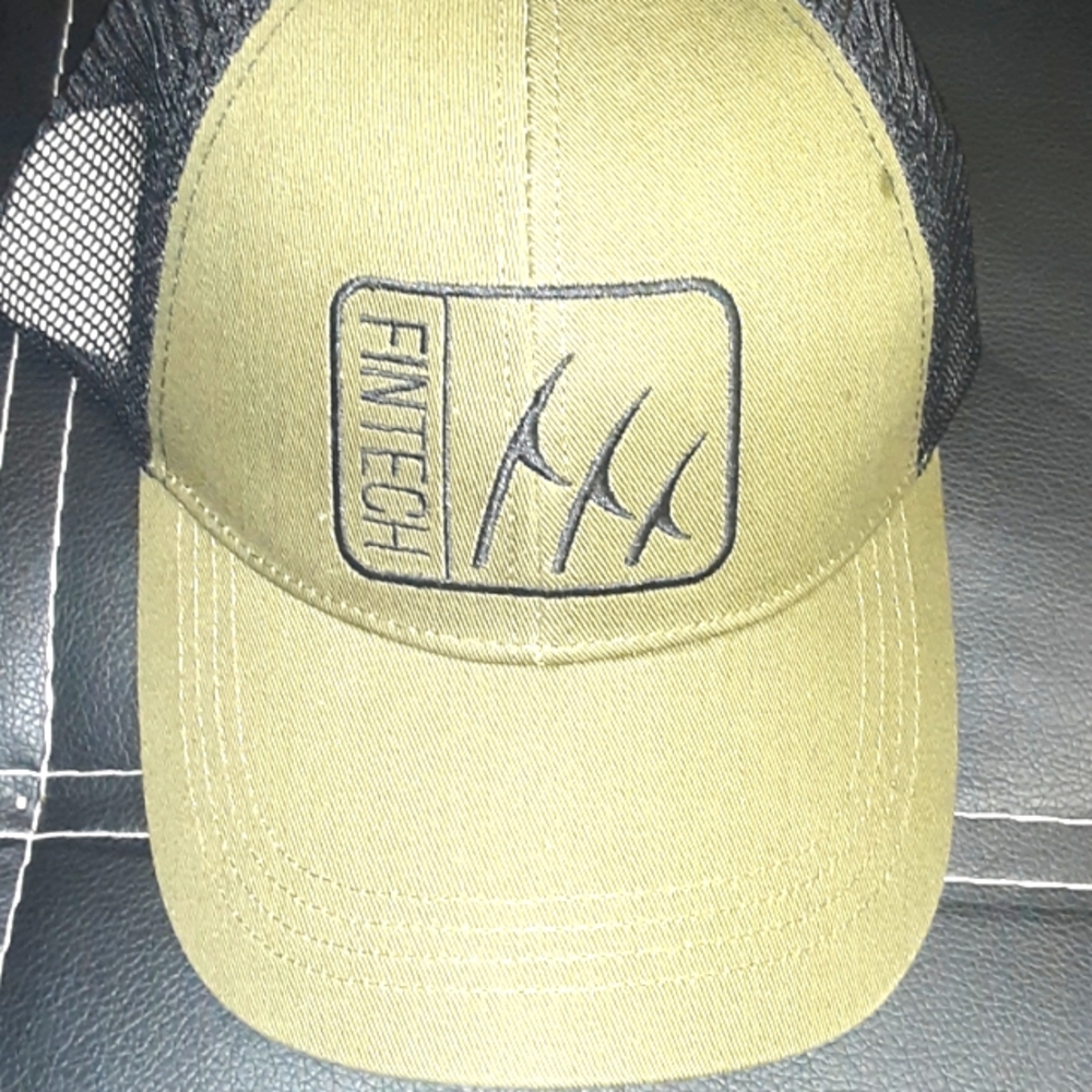 FINTECH MESH BACK BASEBALL HAT MINT CONDITION